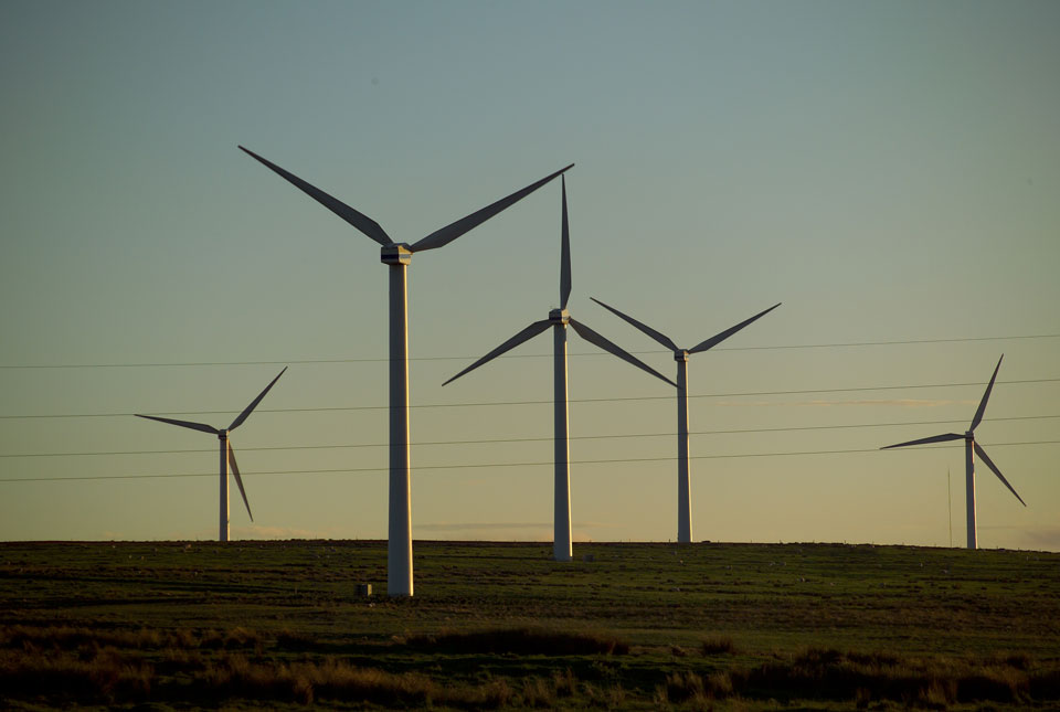 Wind farm, Soutra. BGS © UKRI.